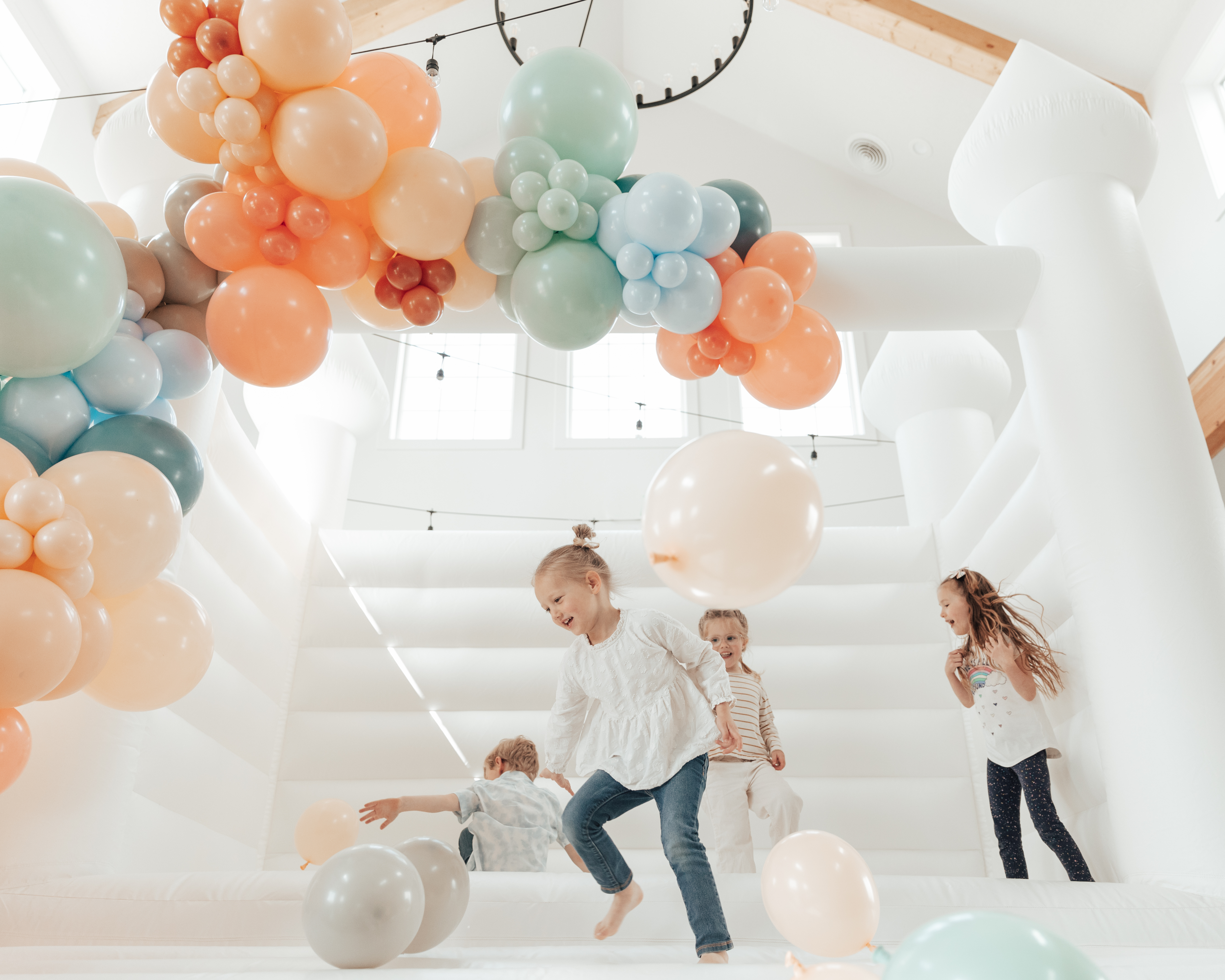 Kids in Bounce Castle