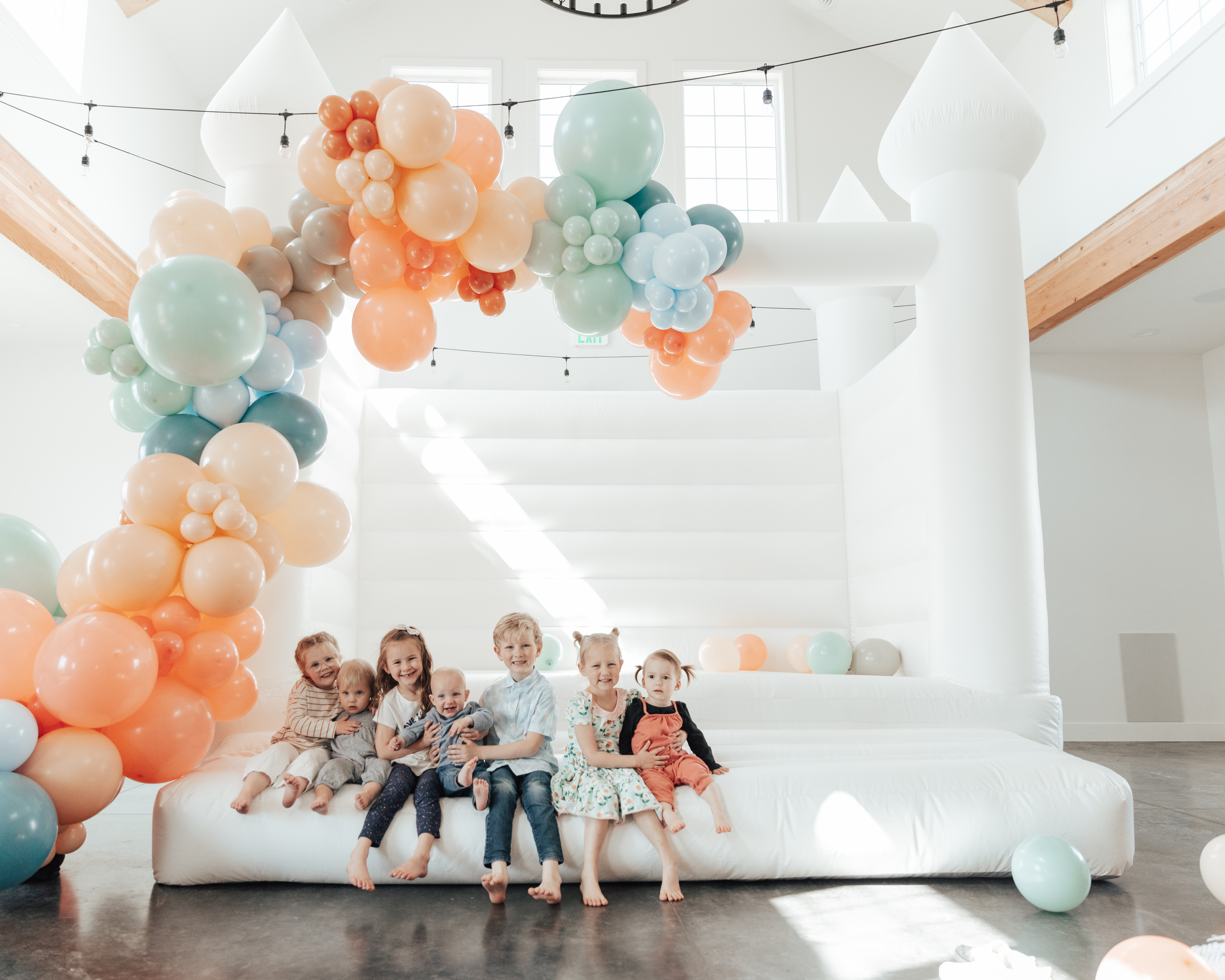 Kids in Bounce Castle